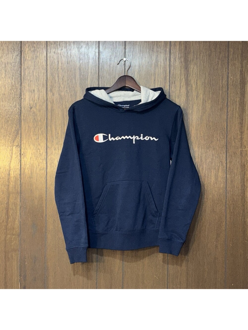 Champion Script LogoHoodie Women's L
